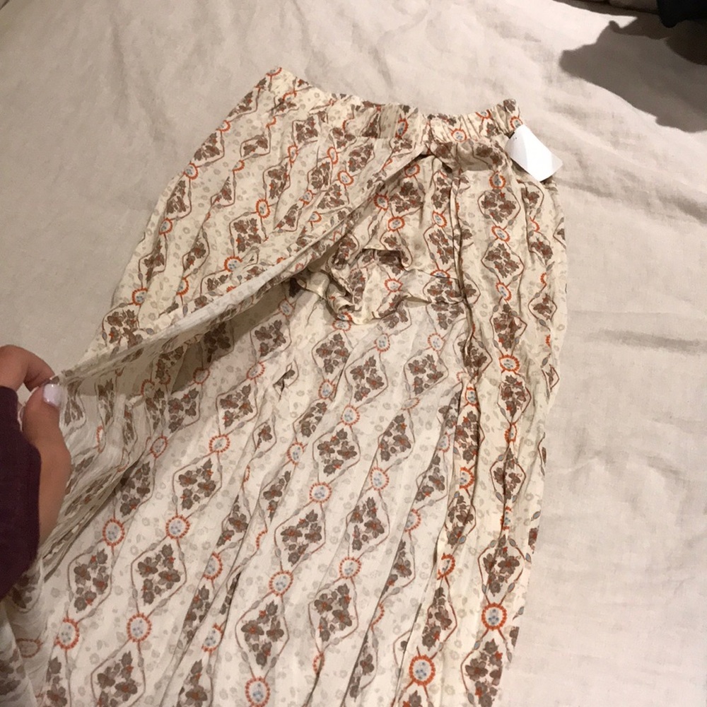 Open skirt with shorts under it